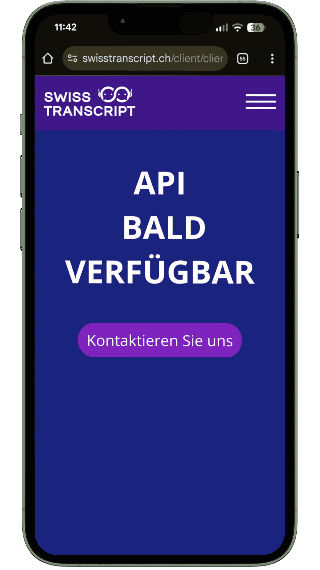Swiss Transcript API